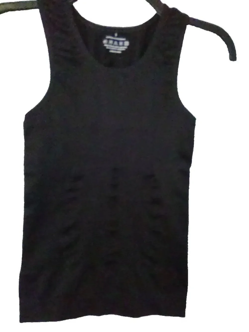 Compression Tank Top Mens Small Black Undershirt Muscle Slimming Body Shaper Gym